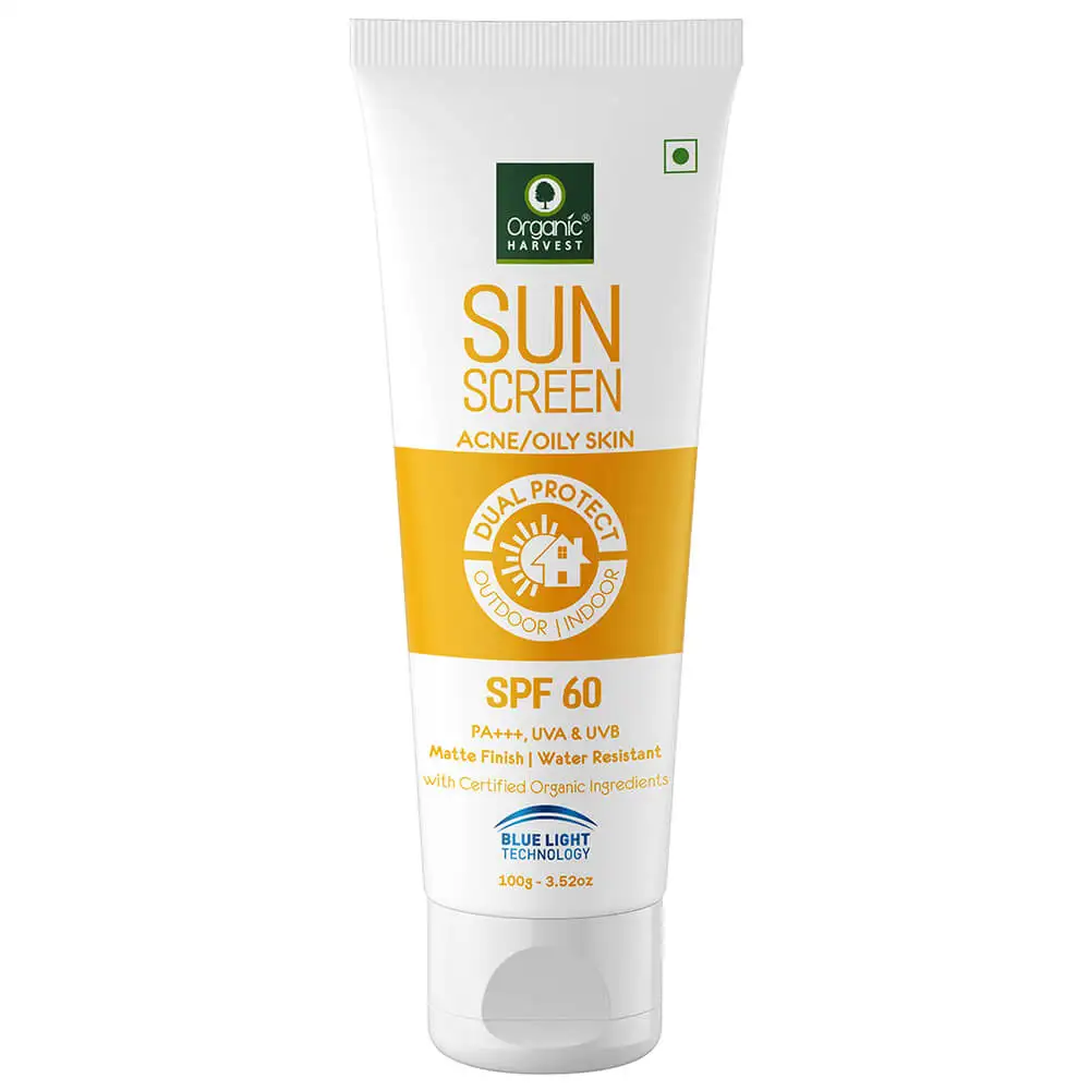 Organic Harvest Sunscreen Dual Protect,  100 g  for Oily Skin SPF 60