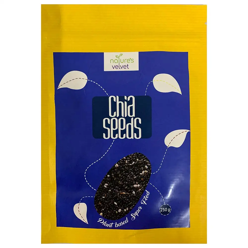 Natures Velvet Chia Seeds,  0.250 kg  Unflavoured