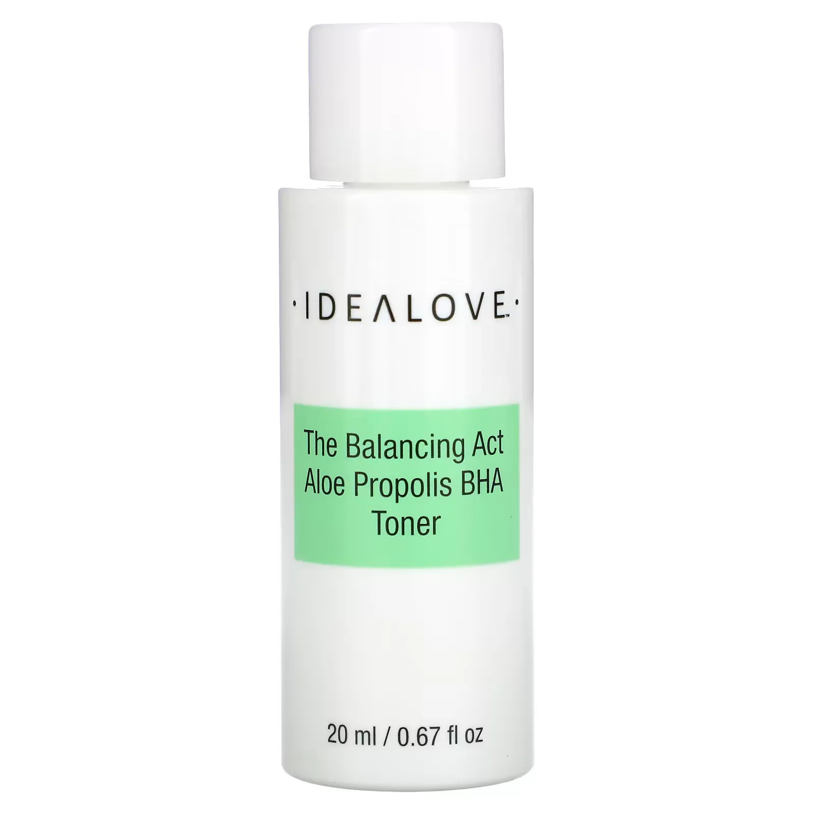 The Balancing Act, Aloe Propolis BHA Toner, Trial Size, 0.67 fl oz (20 ml)