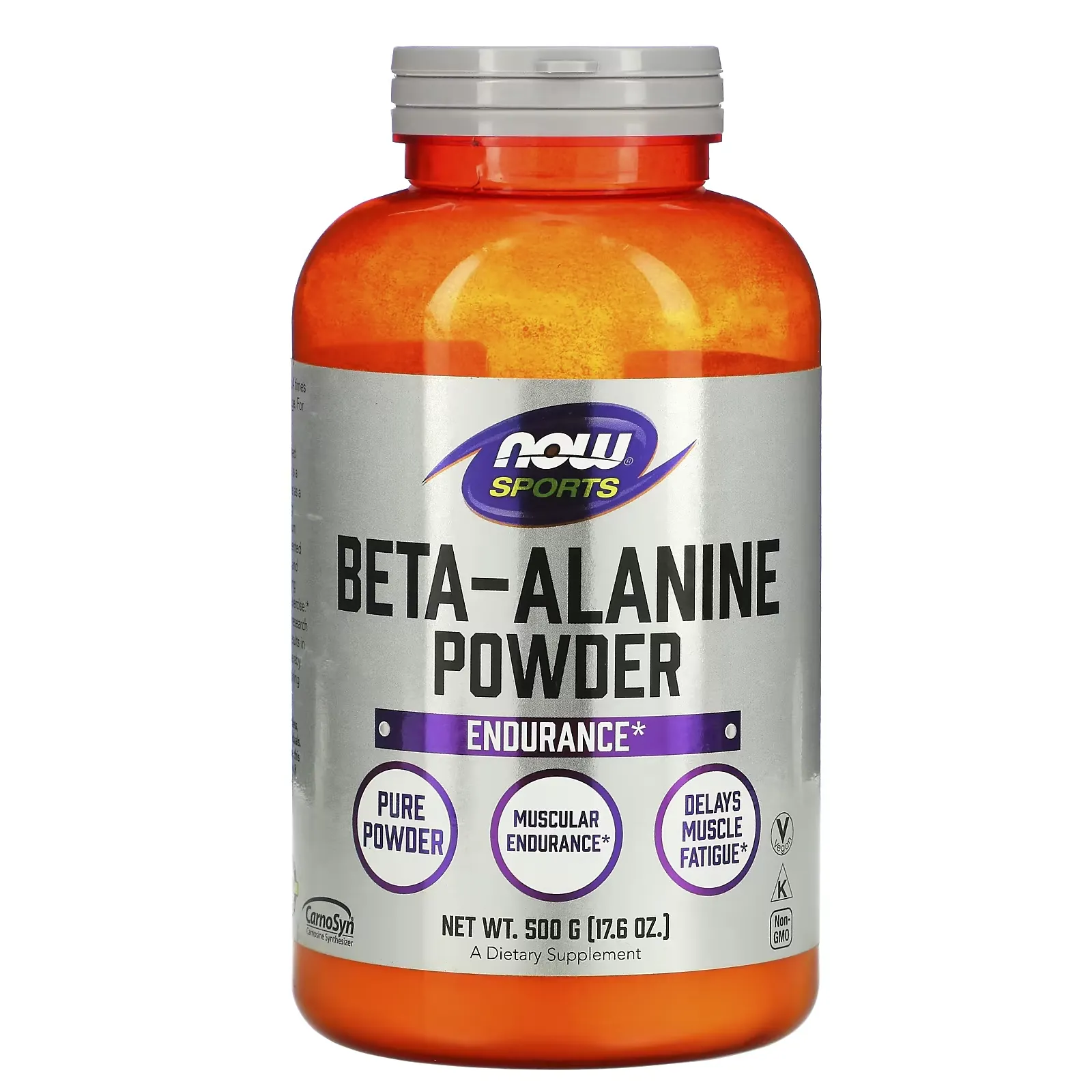 Sports, Beta-Alanine, Pure Powder, 17.6 oz (500 g)