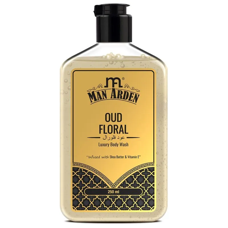 Man Arden Oud Floral Luxury Body Wash Infused With Shea Butter & Vitamin E