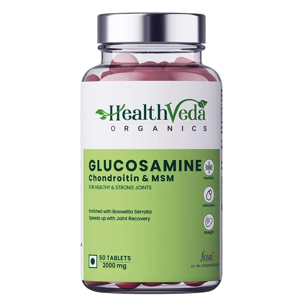 Health Veda Organics Plant Based Glucosamine,  60 tablet(s)