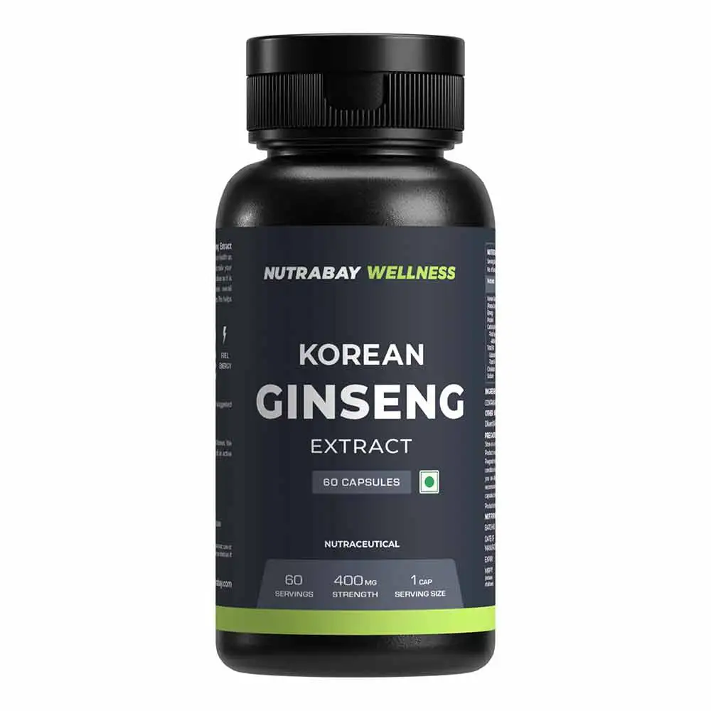 Nutrabay Wellness Korean Ginseng Extract,  60 capsules