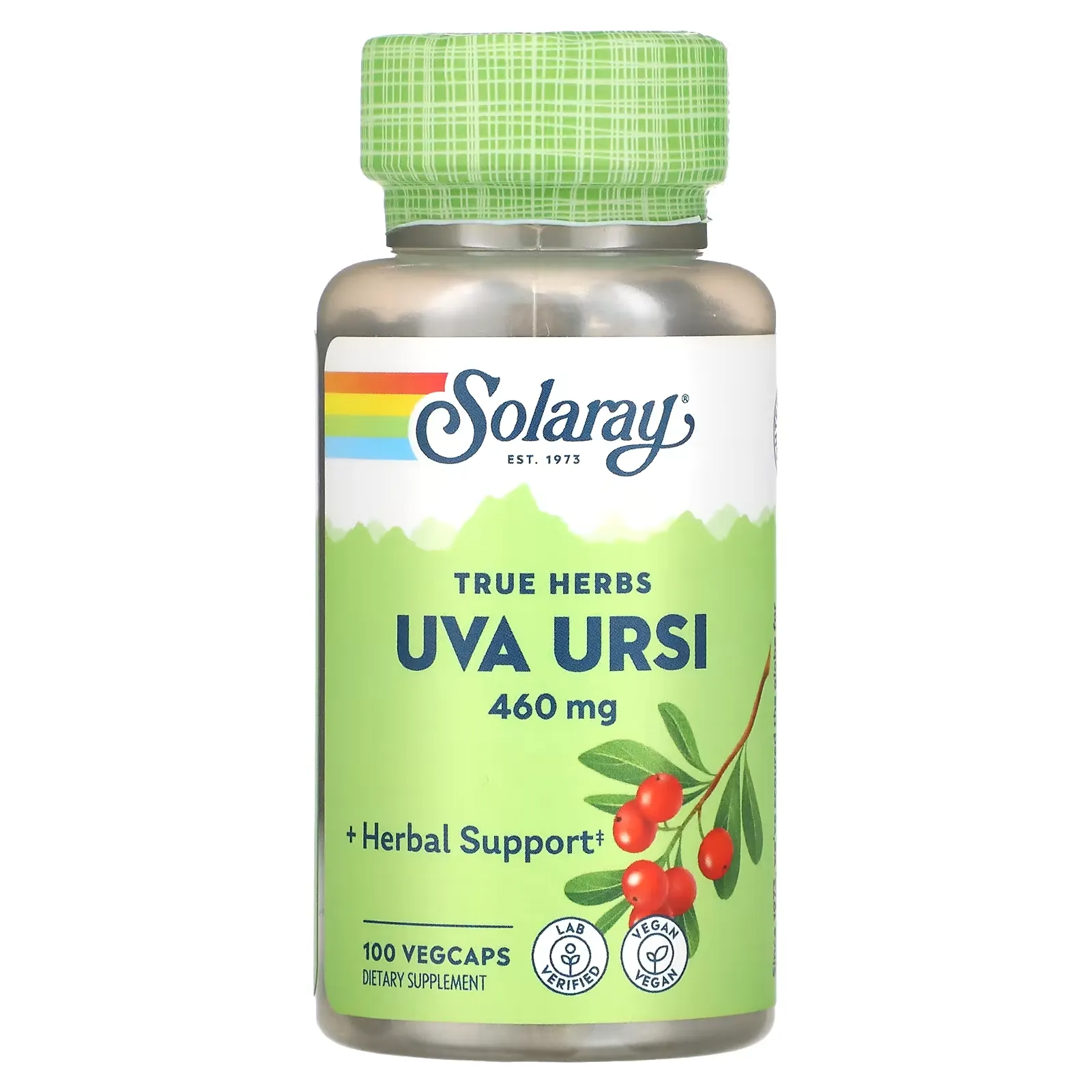 Uva Ursi, 460 mg, 100 VegCaps