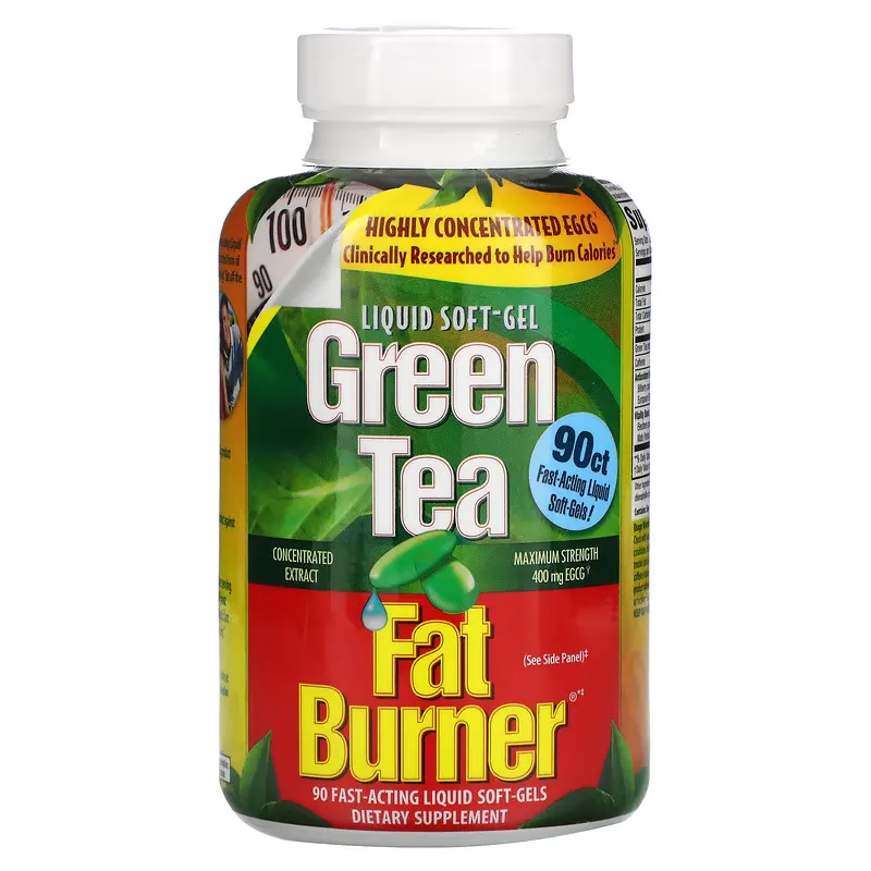 Green Tea Fat Burner, 90 Fast-Acting Liquid Soft-Gels