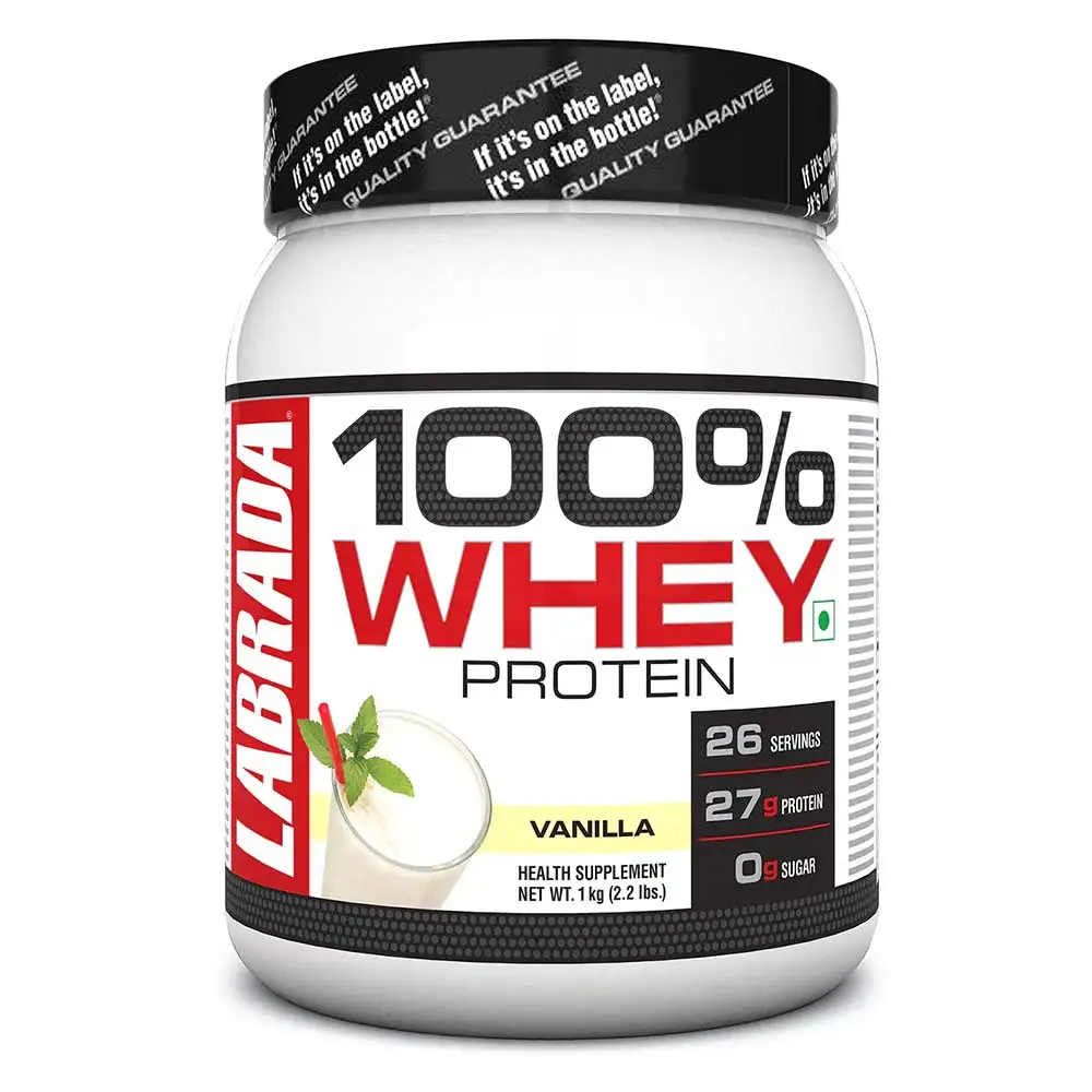 Labrada 100% Whey Protein,  2.2 lb  Vanilla