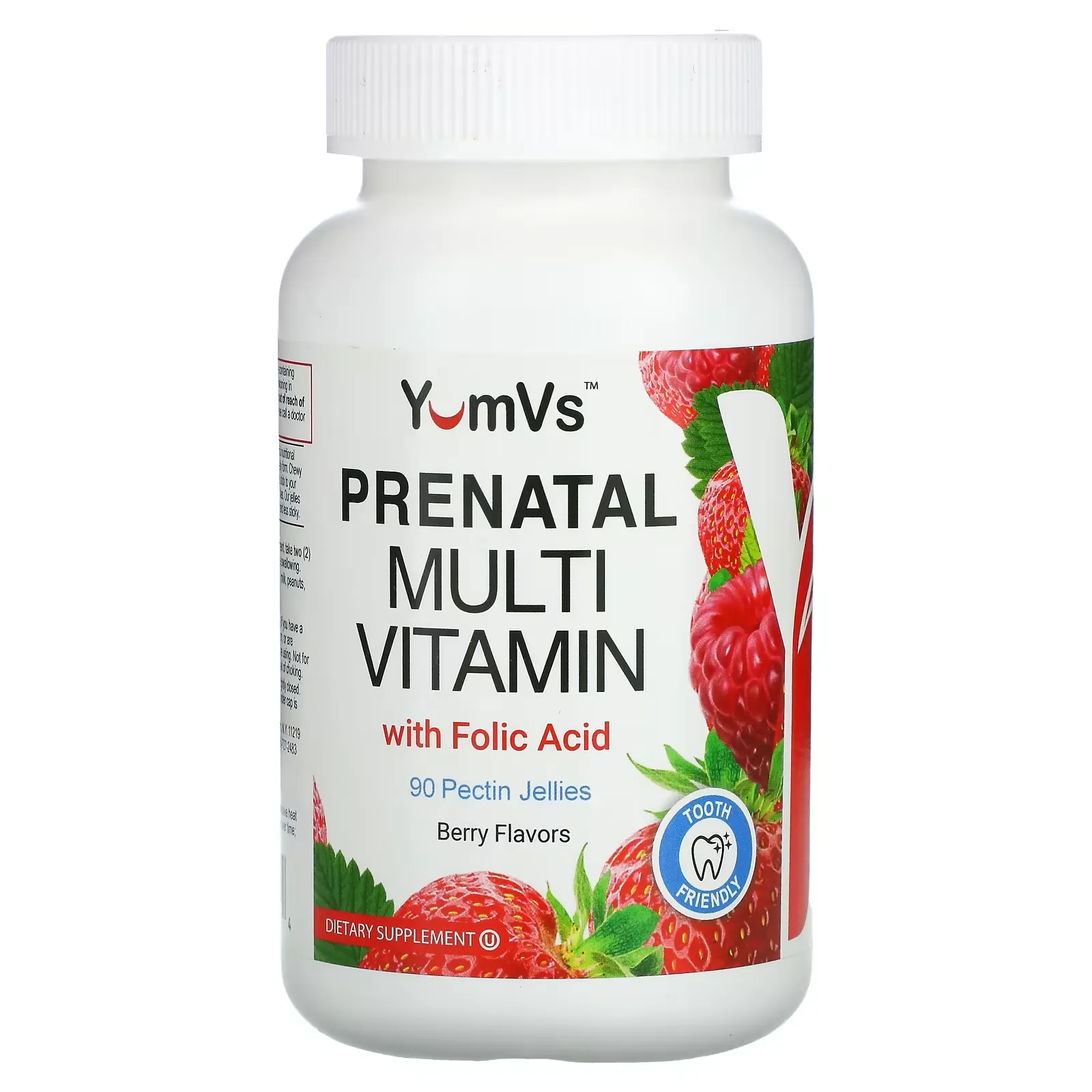 PreNatal Multivitamin with Folic Acid, Berry, 90 Pectin Jellies