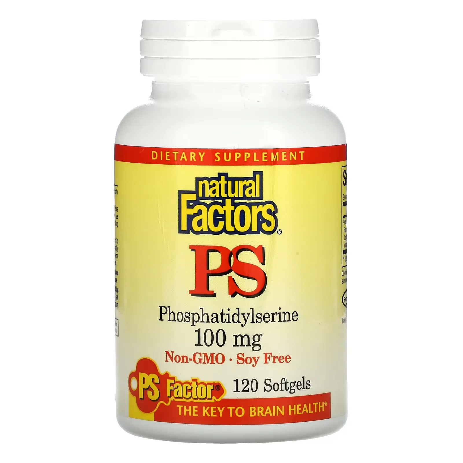 PS, Phosphatidylserine, 100 mg, 120 Softgels