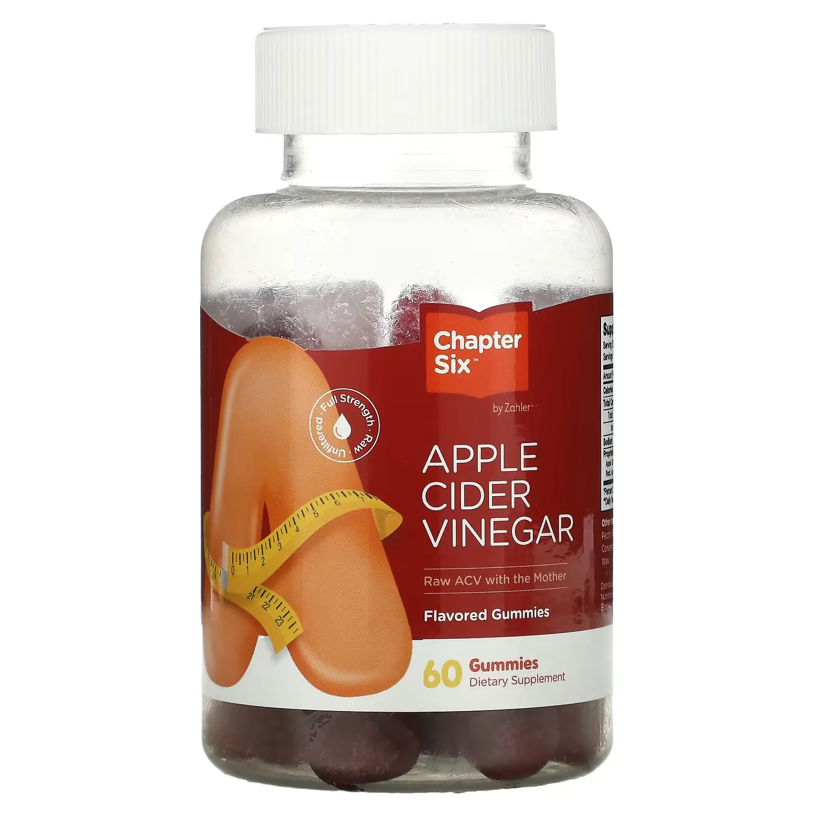 Apple Cider Vinegar, 60 Gummies