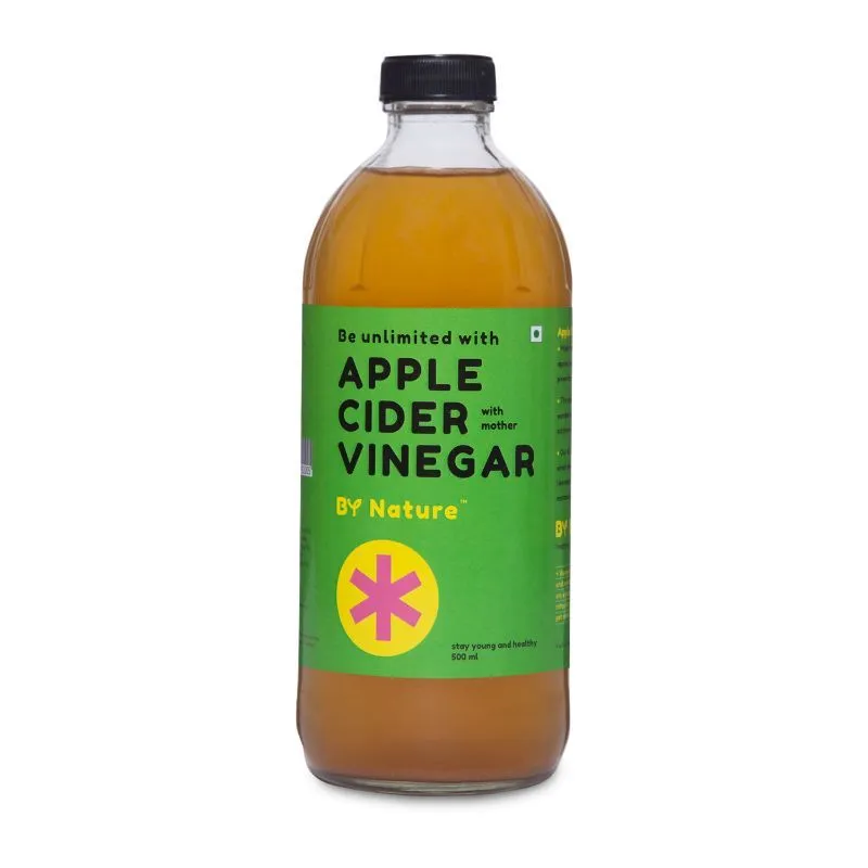 By Nature Raw, Unfiltered Apple Cider Vinegar With Mother