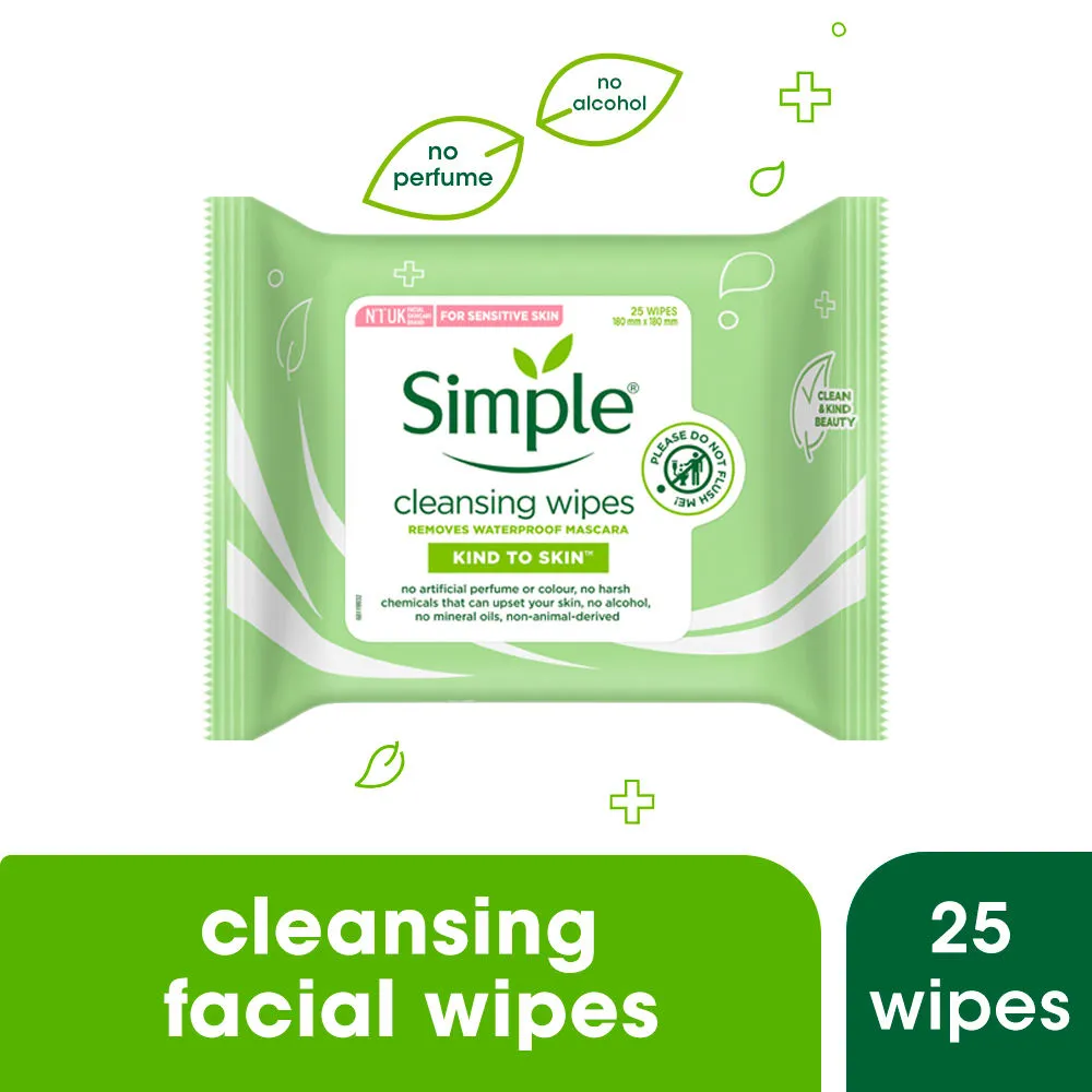 Simple Kind To Skin Cleansing Facial Wipes