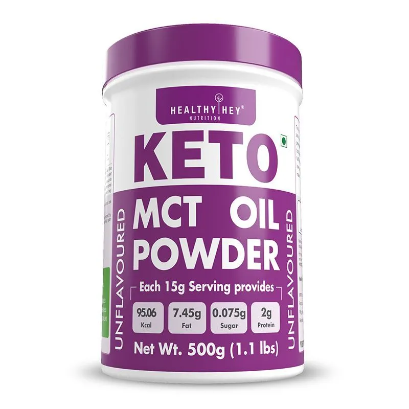 HealthyHey Nutrition Keto MCT Oil Powder - Unflavored