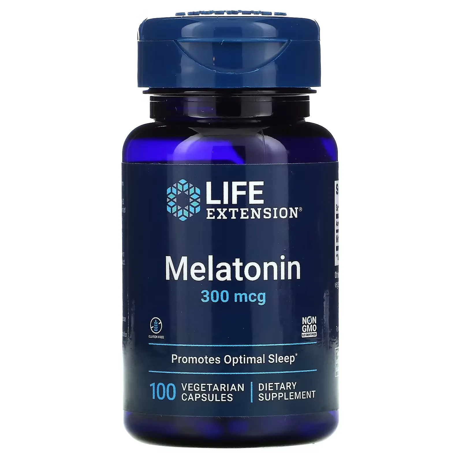 Melatonin, 300 mcg, 100 Vegetarian Capsules