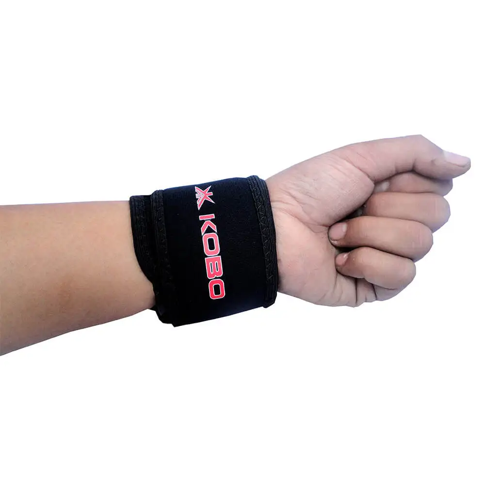 KOBO Neoprene Wrist Adjusable Support (3655),  Black  Free Size