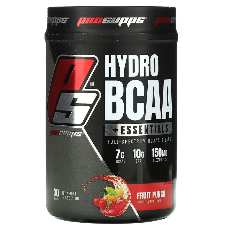 Hydro BCAA +Essentials, Fruit Punch, 14.6 oz (414 g)