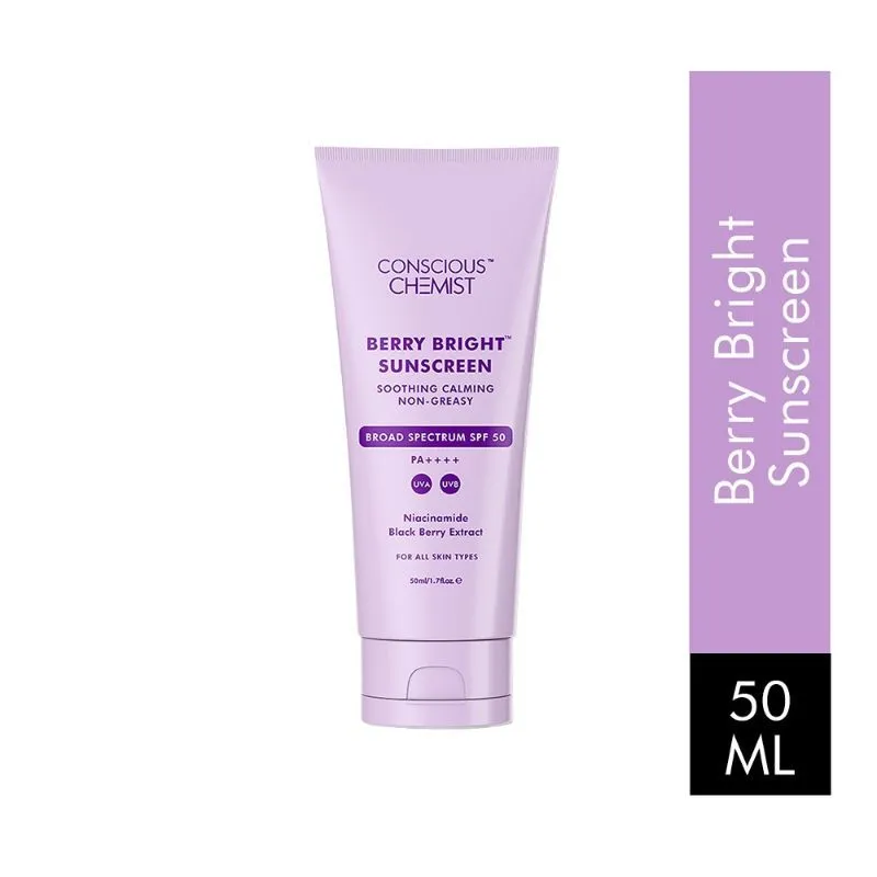 Conscious Chemist Berry Bright Sunscreen SPF 50 PA++++