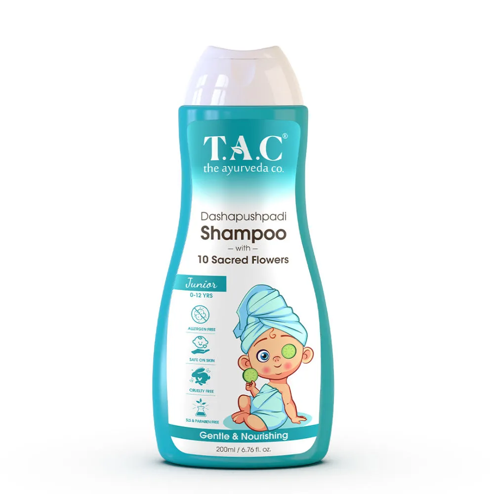 TAC - The Ayurveda Co. Dashapushpadi Ayurvedic Baby Shampoo, Anti-fungal, For Hair Growth