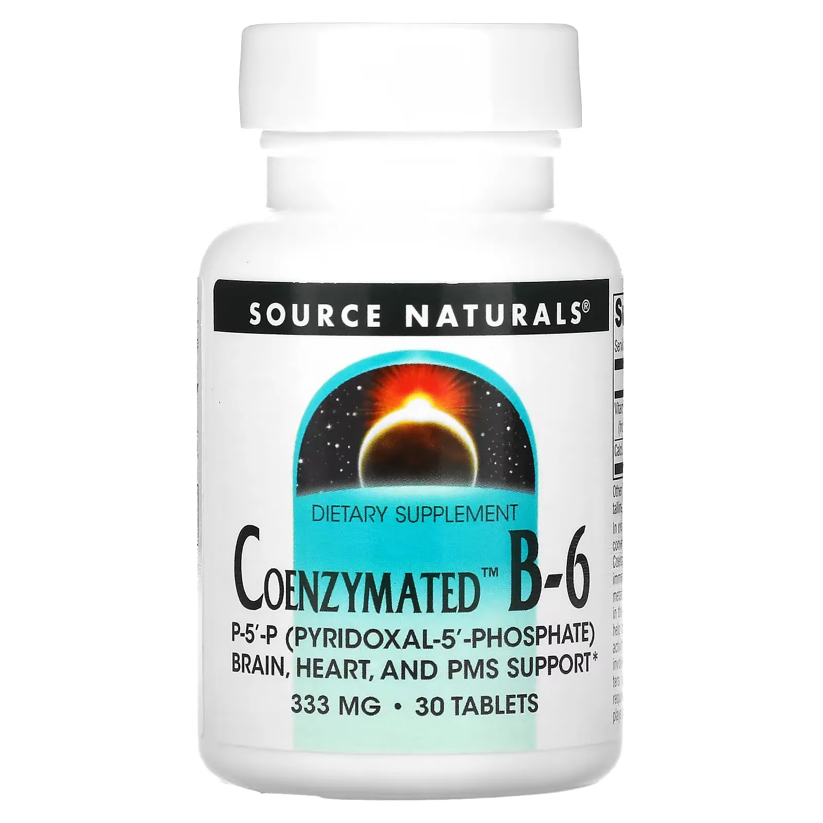 Coenzymated B-6, 333 mg, 30 Tablets