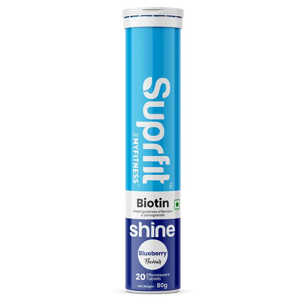 Suprfit Biotin Shine,  20 tablet(s)  Blueberry