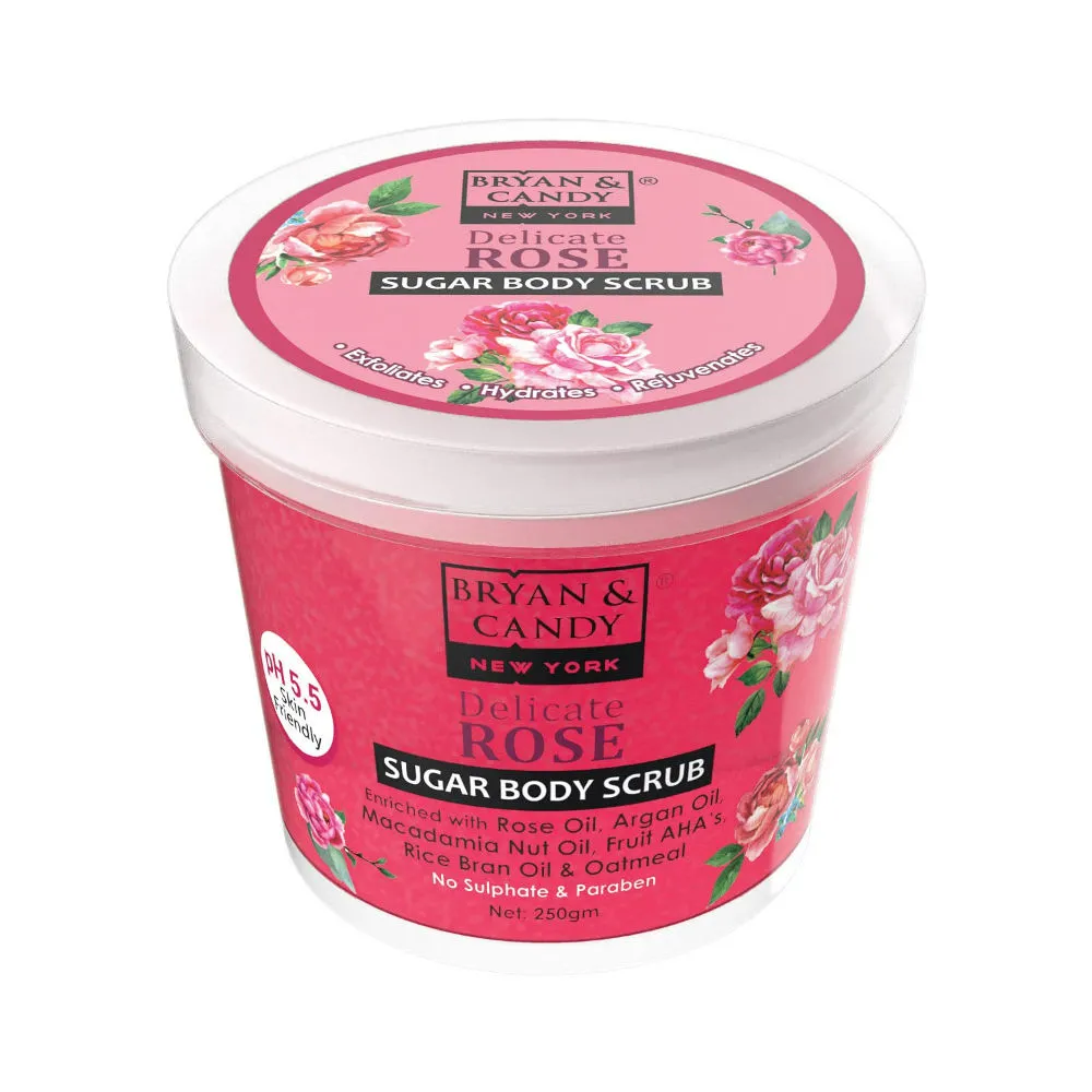 BRYAN & CANDY Delicate Rose Sugar Body Scrub PH 5.5