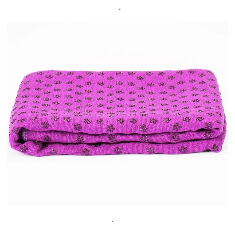 Strauss Anti Slip Yoga Towel,  Purple  182 x 61 cm