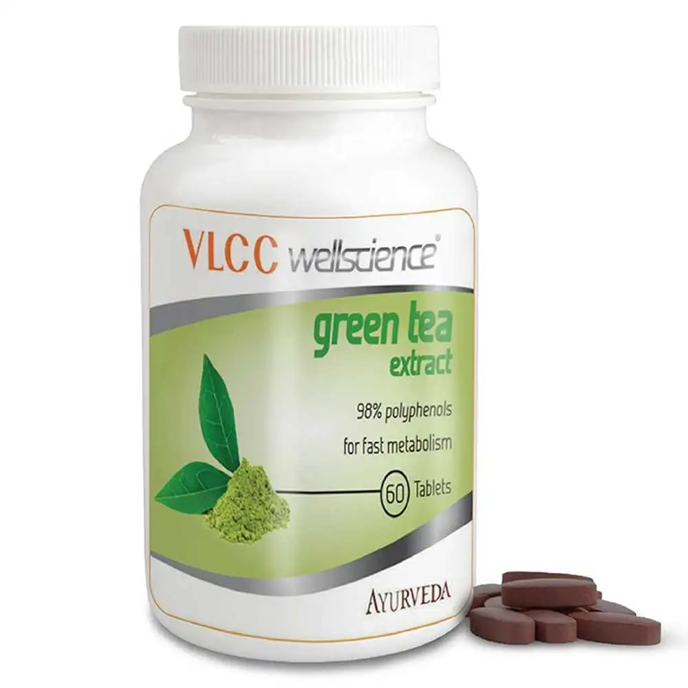 VLCC Wellscience Green Tea Extract,  60 tablet(s)  Unflavoured