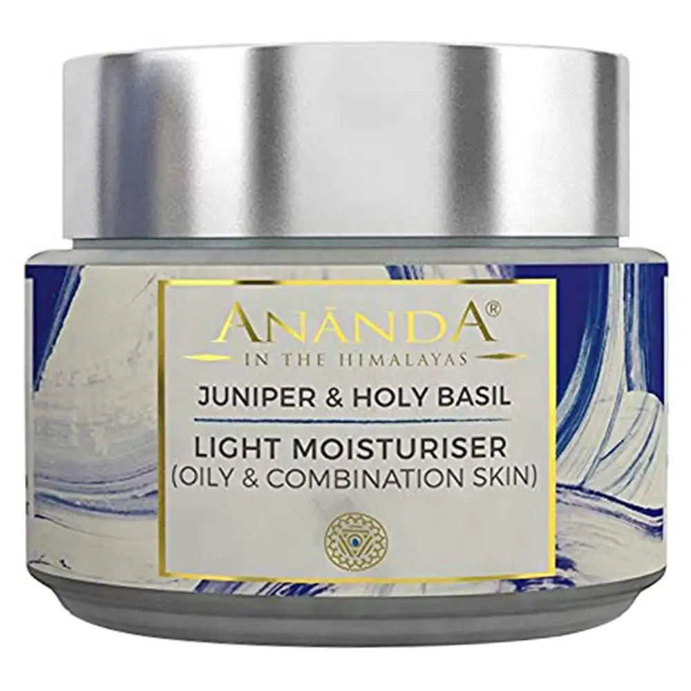 Ananda Light Moisturiser for Oily and Combination Skin,  50 g  Juniper & Holy Basil