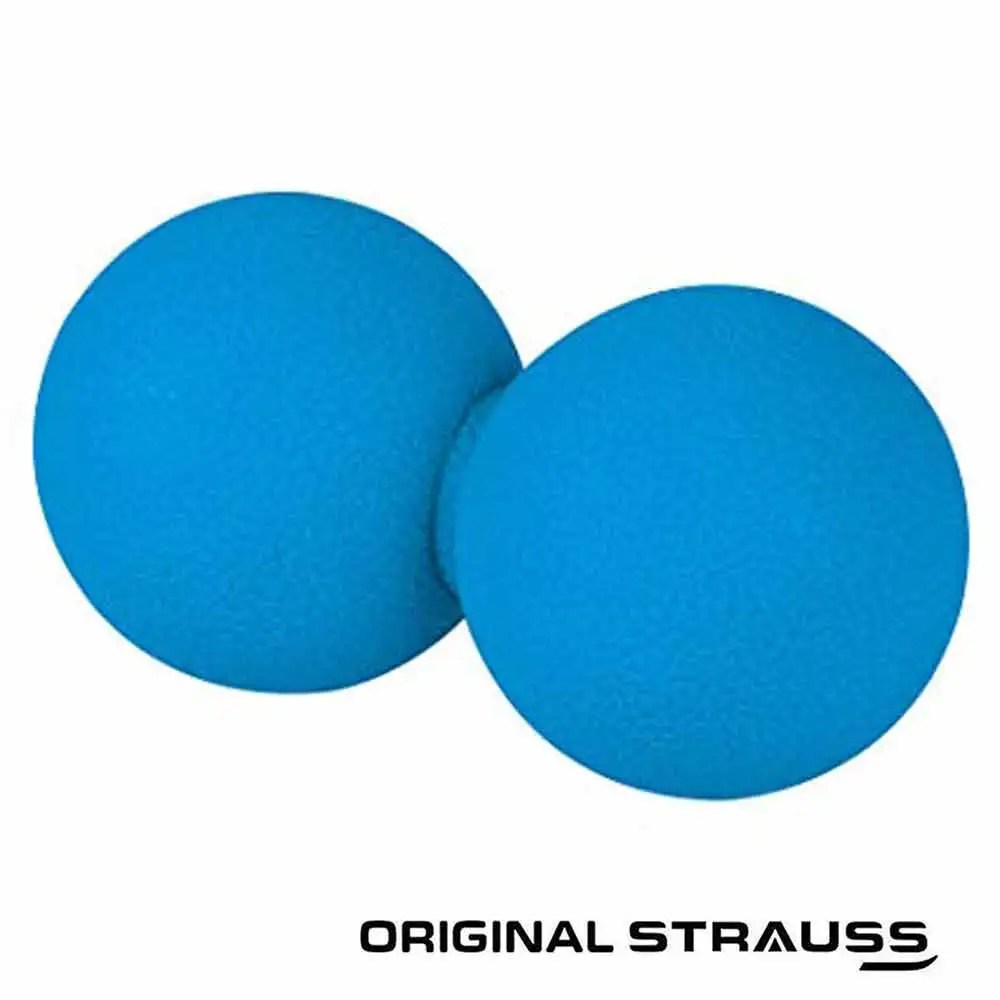 Strauss Dual Yoga Massage Ball,  Blue