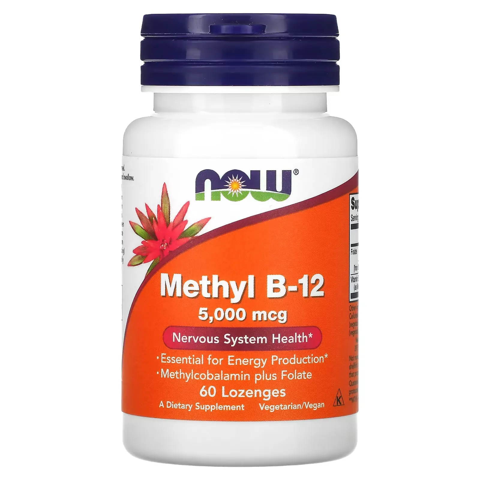 Methyl B-12, 5000 mcg, 60 Lozenges