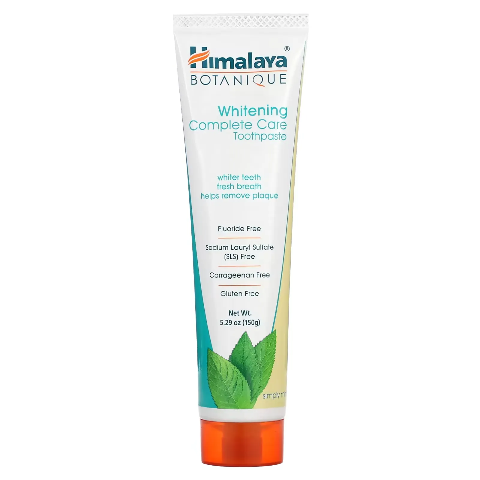 Botanique, Whitening Complete Care Toothpaste, Simply Mint, 5.29 oz (150 g)