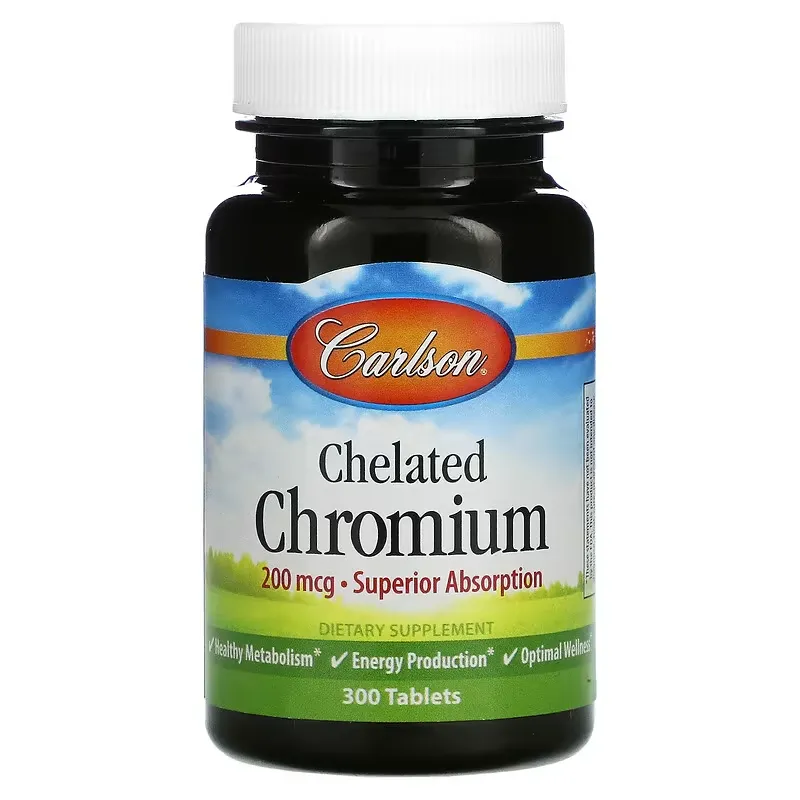 Chelated Chromium, 200 mcg, 300 Tablets