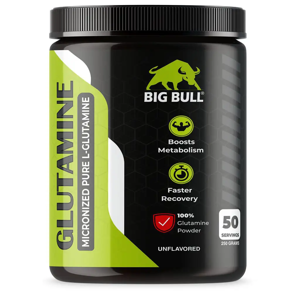 Big Bull Glutamine,  0.55 lb  Unflavoured