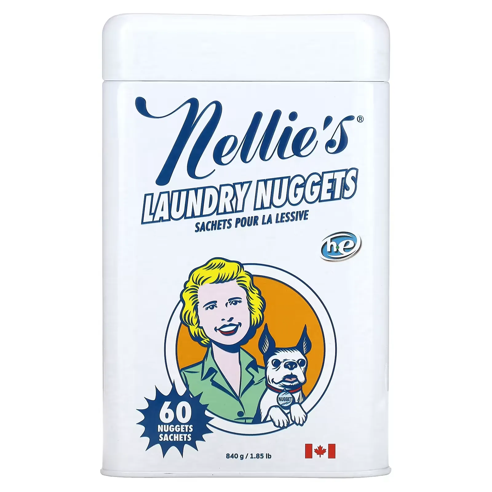 Laundry Nuggets, Unscented, 60 Loads, 1.85 lb (840 g)