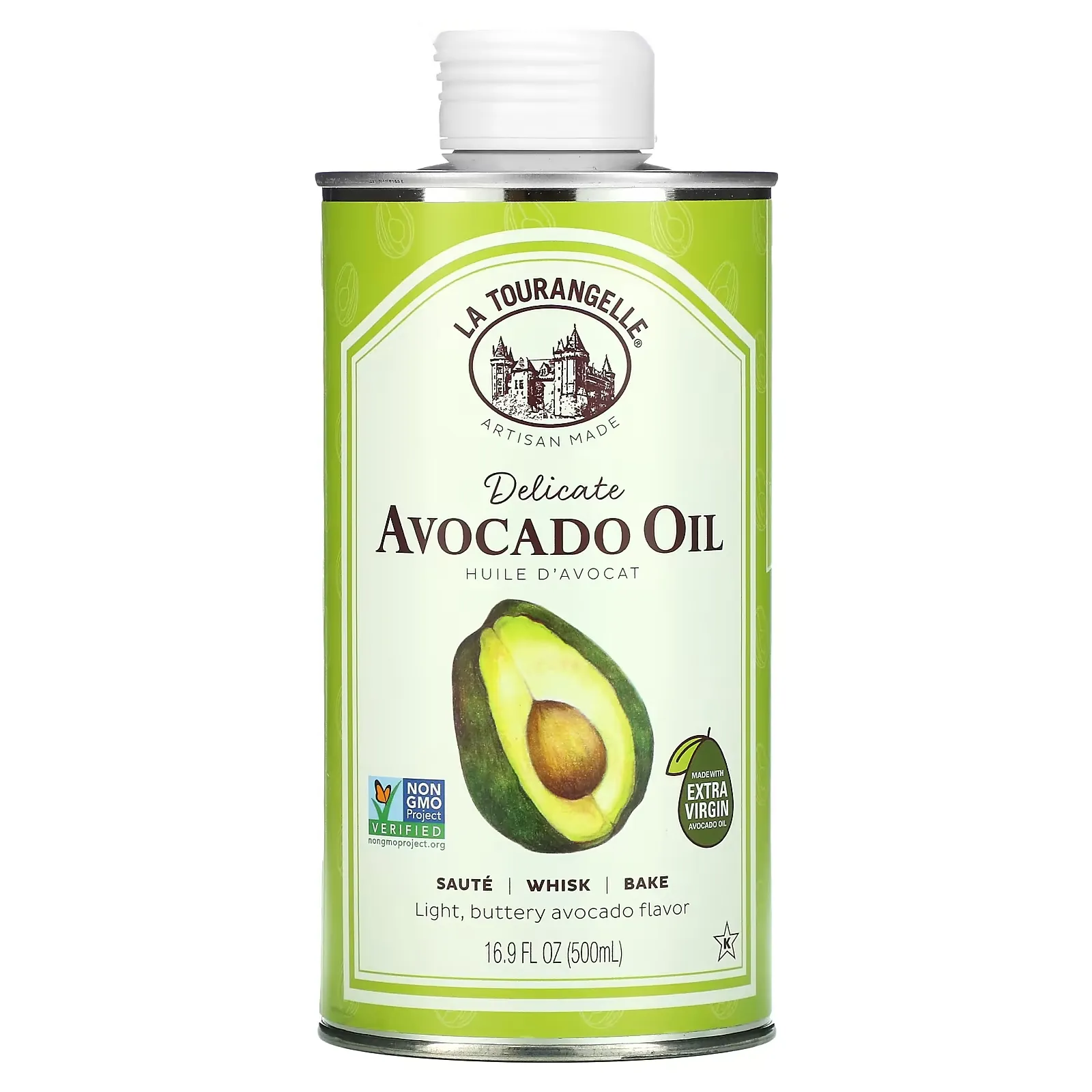 Delicate Avocado Oil, 16.9 fl oz (500 ml)