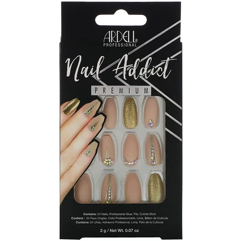 Nail Addict Premium, Nude Jeweled, 0.07 oz (2 g)