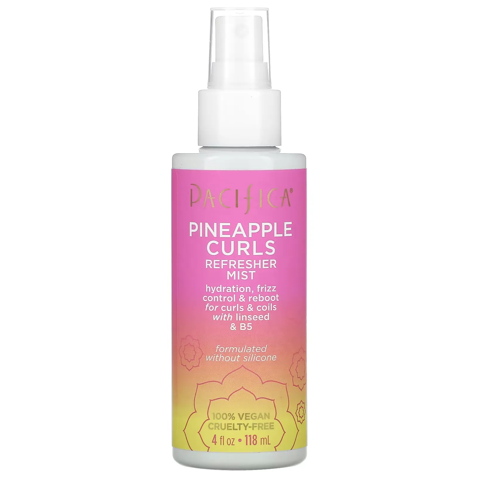 Pineapple Curls, Refresher Mist, 4 fl oz (118 ml)