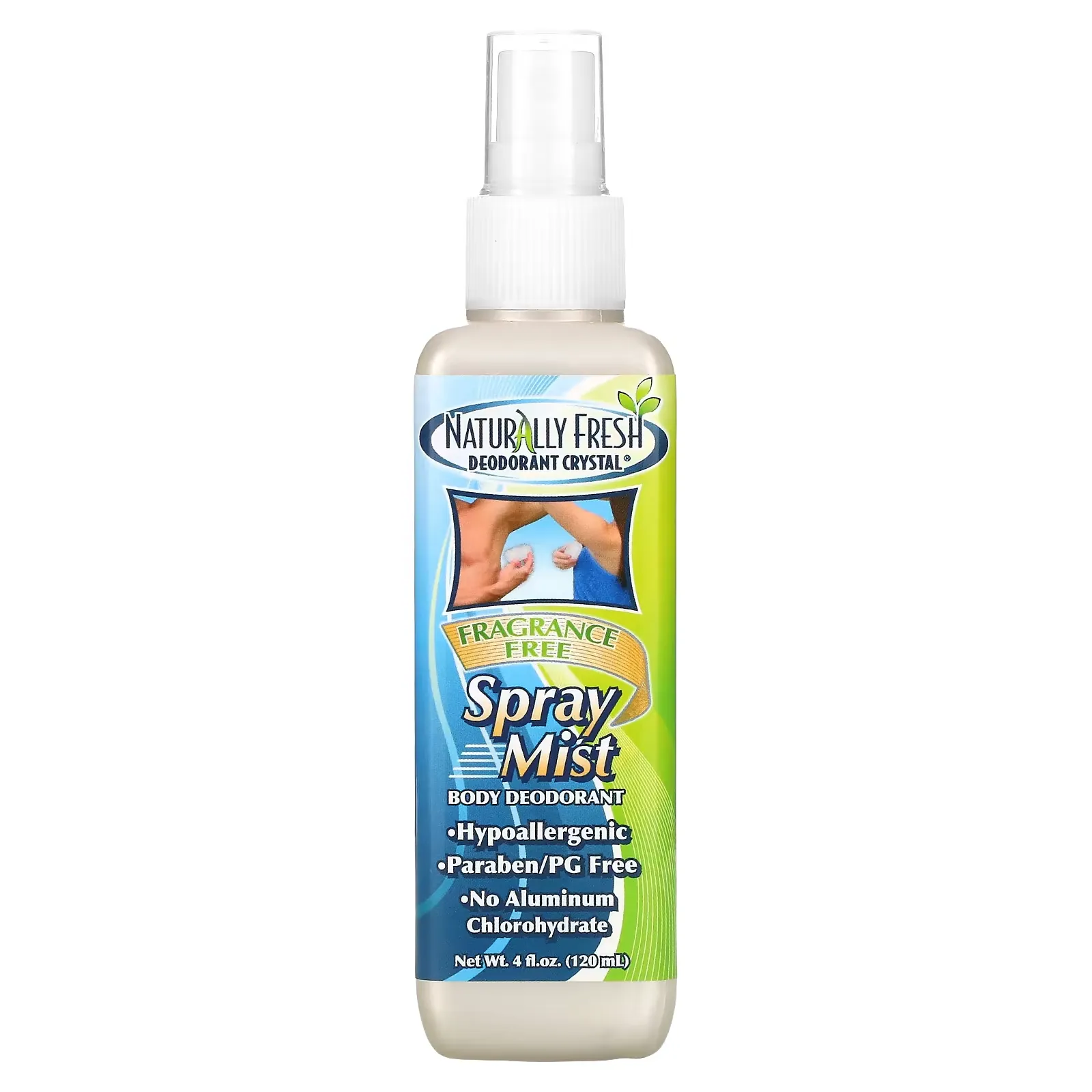 Spray Mist, Body Deodorant, 4 fl oz (120 ml)