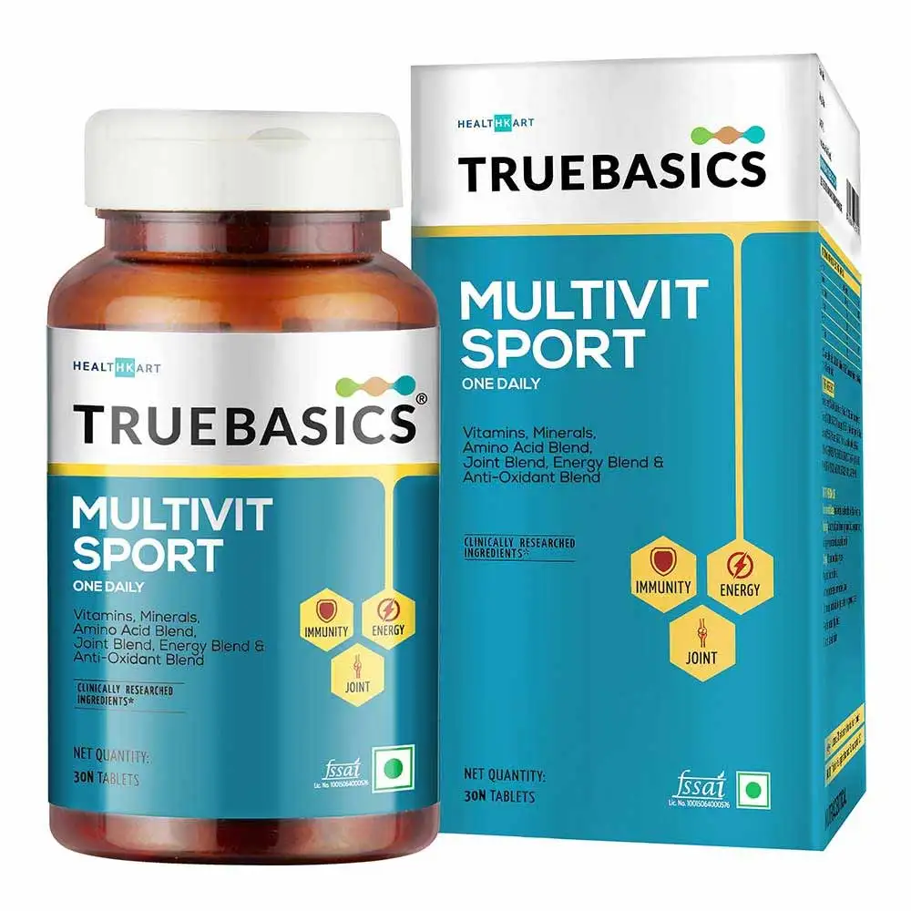 TrueBasics Multivit Sport One Daily Multivitamin OP,  30 tablet(s)  Unflavoured