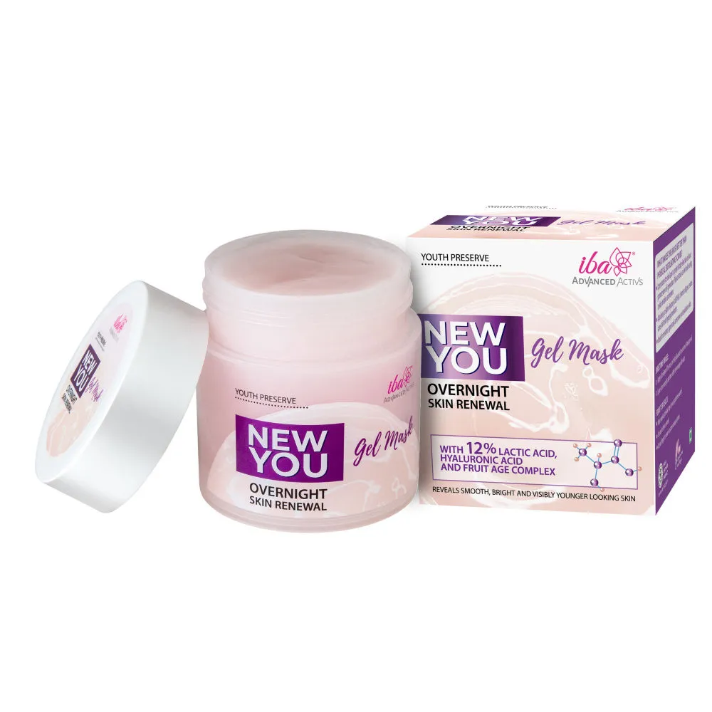 IBA Advanced Activs Youth Preserve New You Overnight Skin Renewal Gel Mask