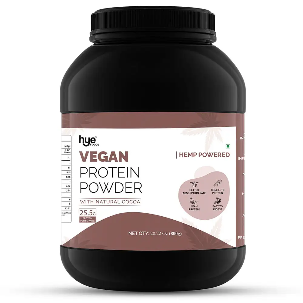 Hye Foods Vegan Protein Powder,  1.76 lb  Unflavoured