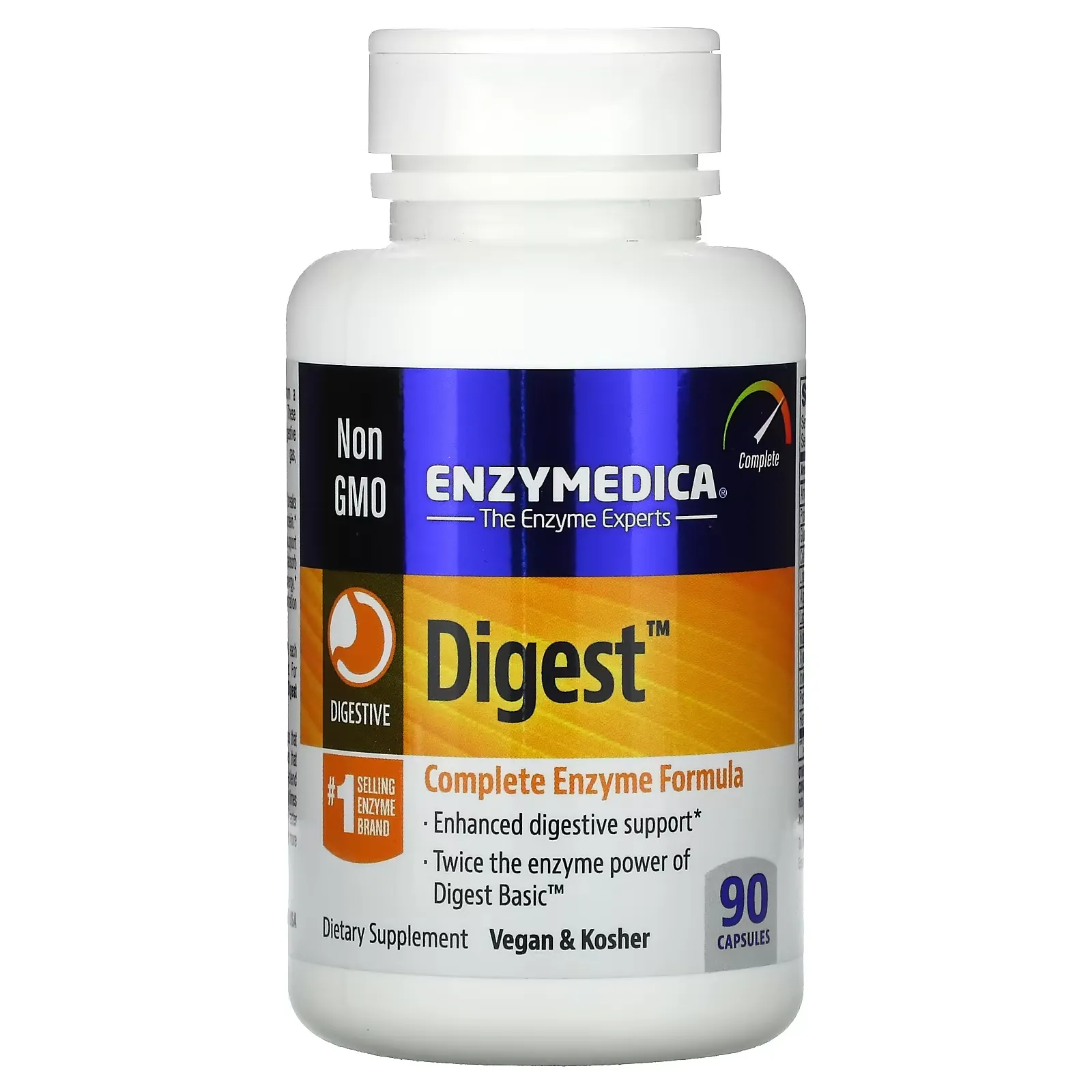 Digest, Complete Enzyme Formula, 90 Capsules