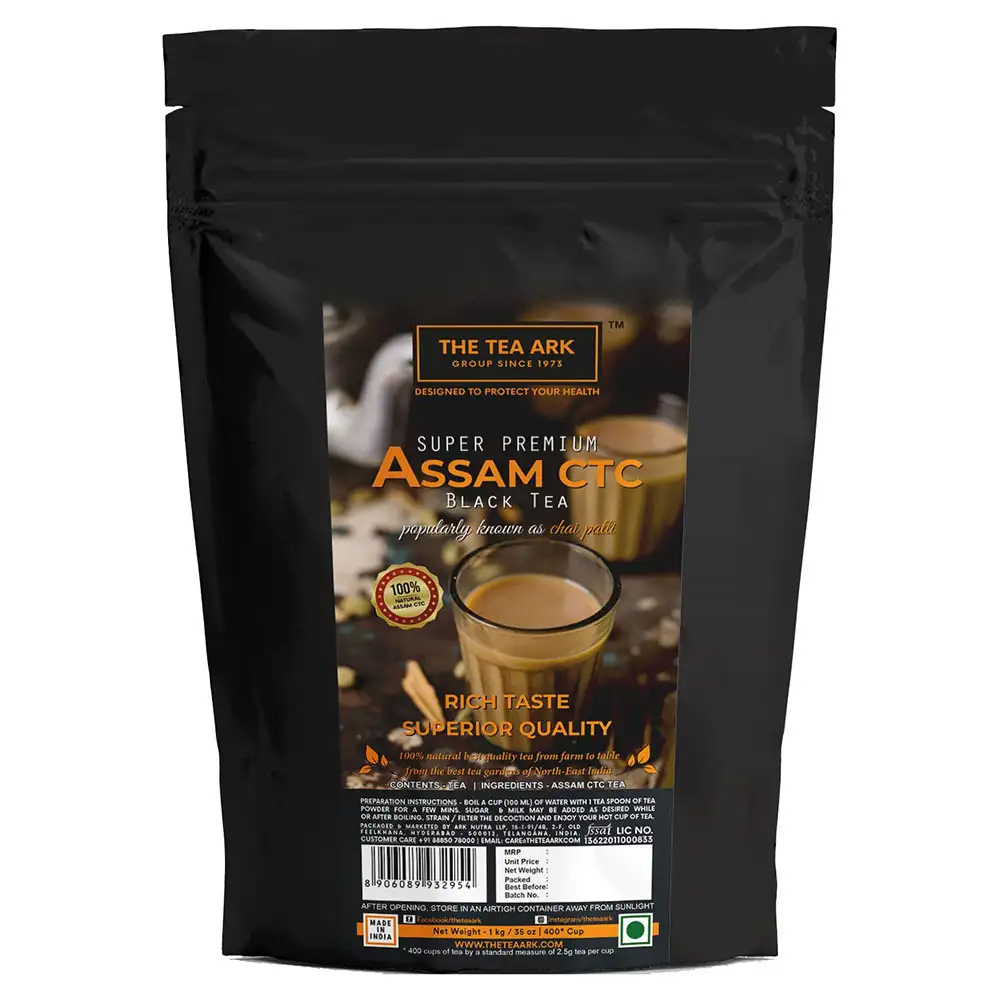 The Tea Ark Super Premium Assam Tea CTC,  100% Natural  1 kg