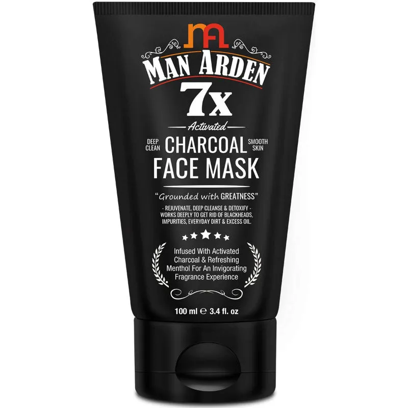 Man Arden 7X Activated Charcoal Face Mask