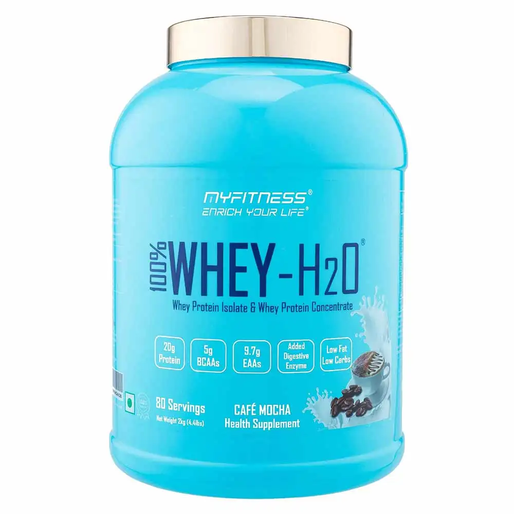 Myfitness 100% WHEY-H2O Protein Isolate,  4.4 lb  Cafe Mocha