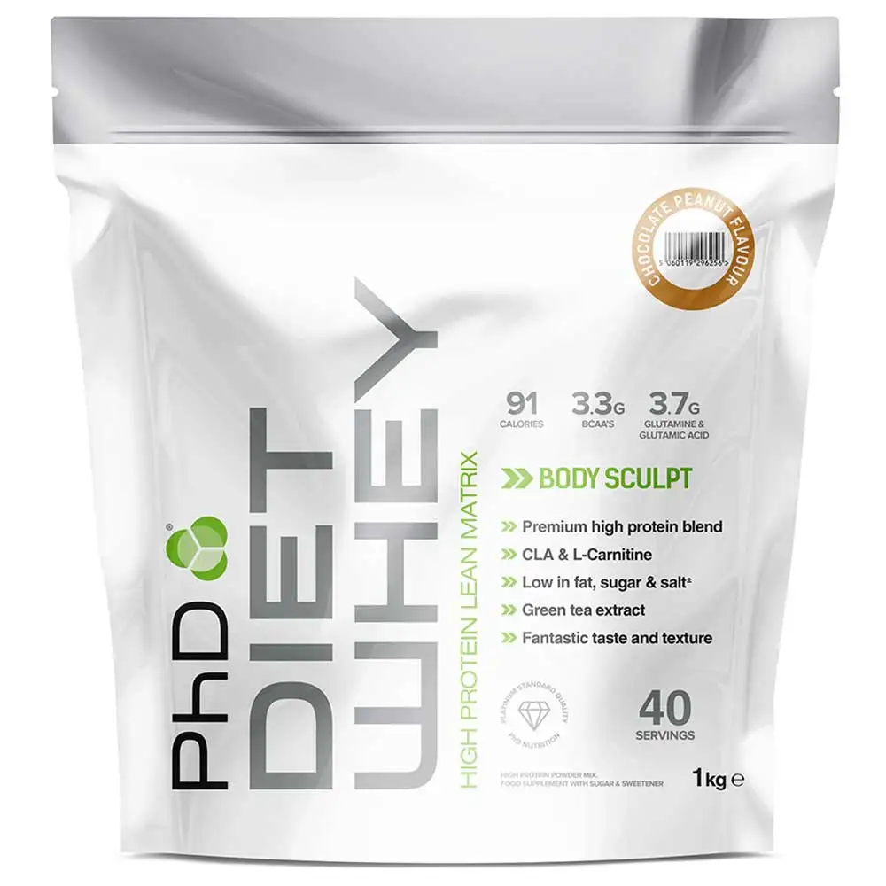 PhD Diet Whey,  2.2 lb  Chocolate Peanut Butter