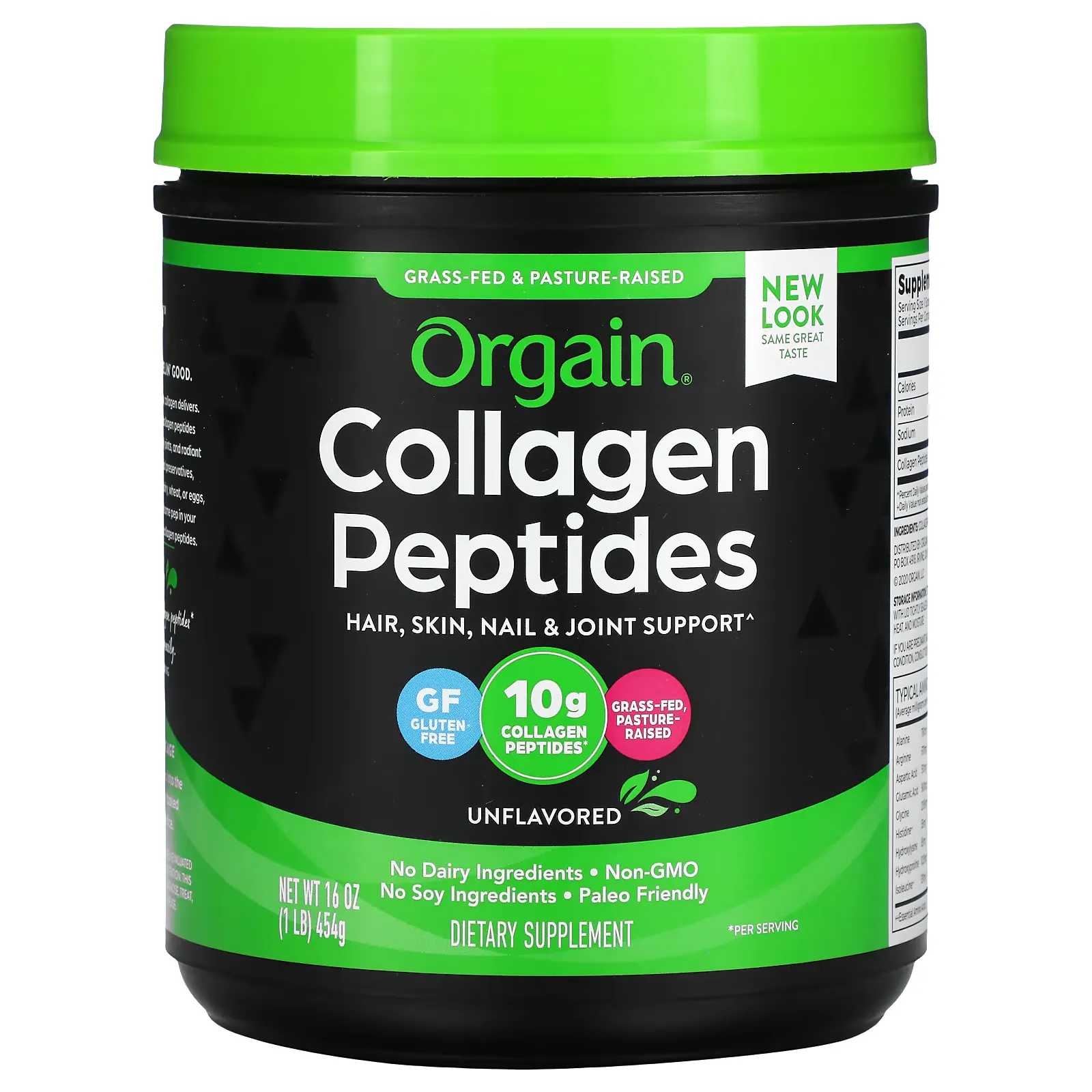 Collagen Peptides, Unflavored, 16 oz (454 g)