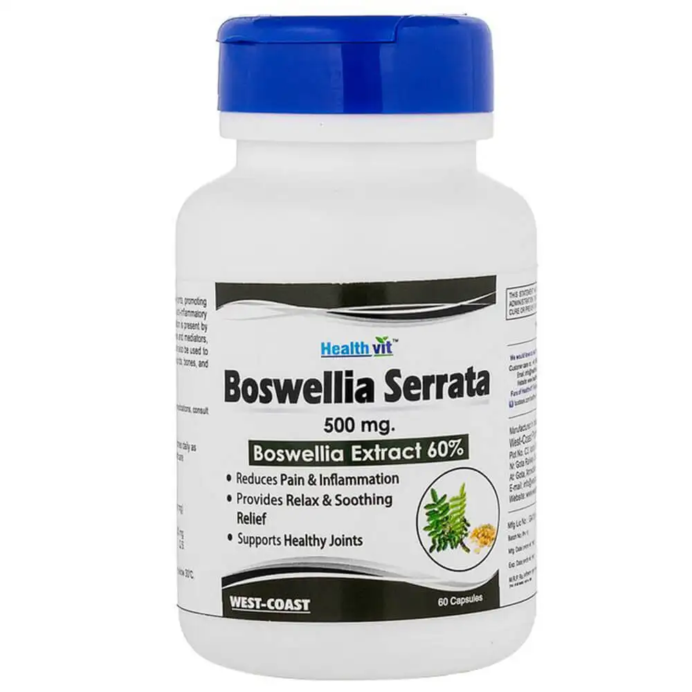 Healthvit Boswellia Serrata 500 mg,  60 capsules