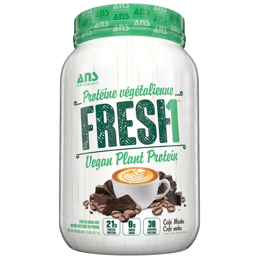 ANS Performance FRESH1 Vegan Protein,  2 lb  Cafe Mocha