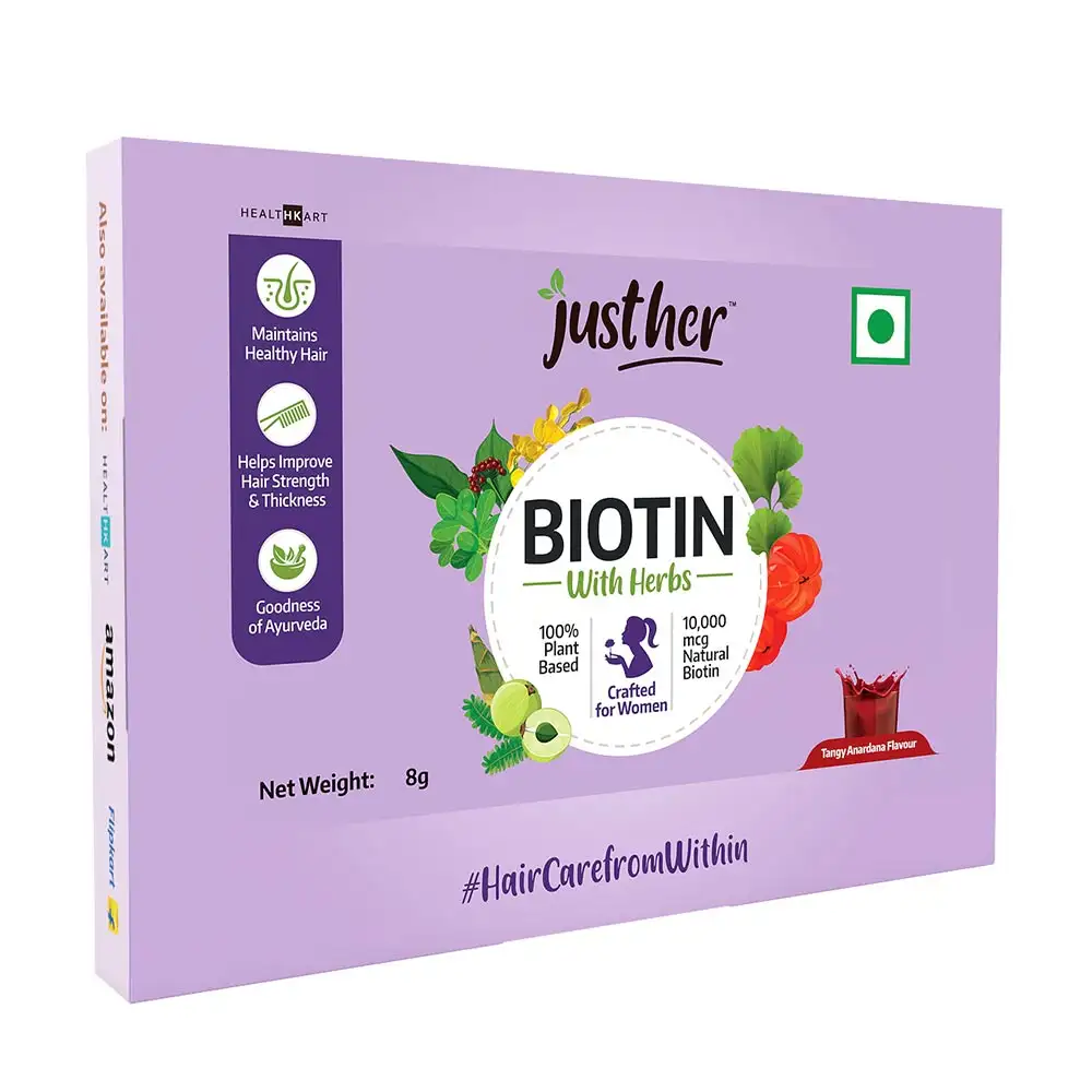 JustHer Biotin with Herbs,  8 g  Tangy Anardana