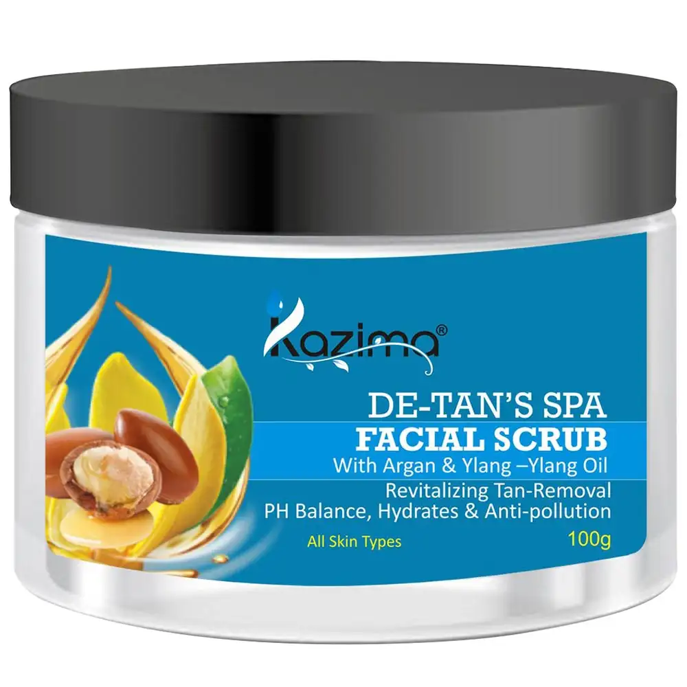 Kazima De Tan'S Spa Facial Scrub,  100 g  for All Skin Types